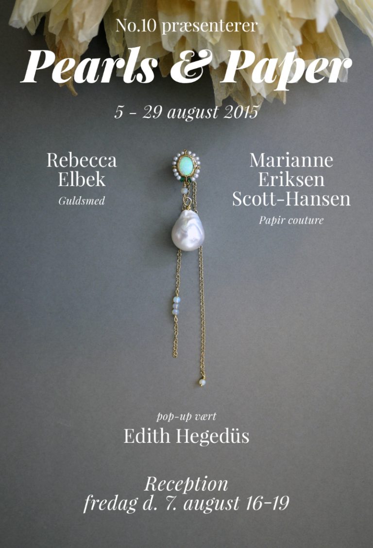 Pearls and Paper · Jewellery and Paper Flowers · No.10 Edith Hegedüs