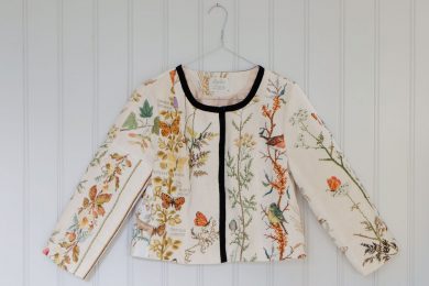 Butterfly Kiss broderet jakke