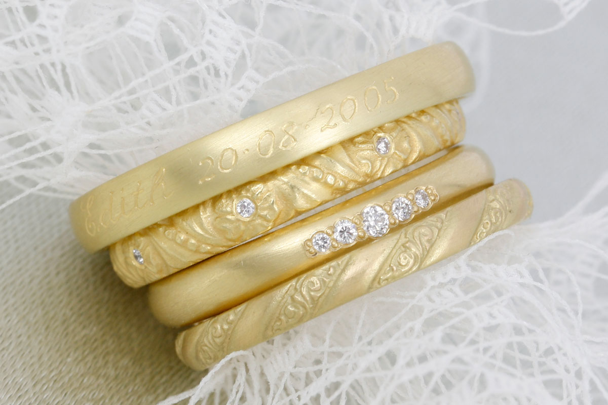Secret Garden herre guld ring - Billede 3