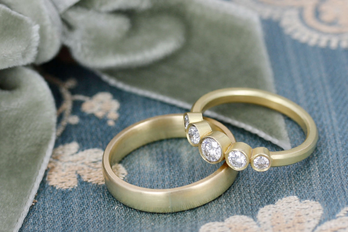 Manhattan herre guld ring - Billede 2