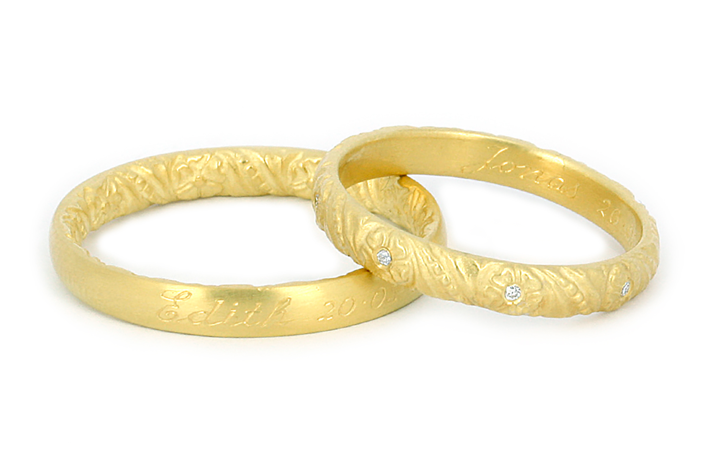 Secret Garden herre guld ring - Billede 2
