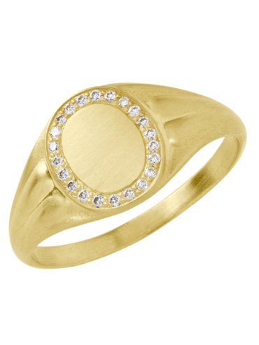 Avalon Pavé diamant guld ring