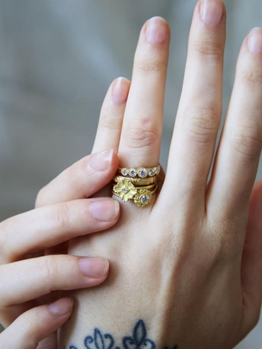 Edith-Hegedüs-Stella-Lace-Garland-Secretgarden-Guldring-Diamantring