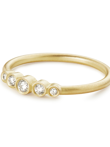 Stella 0,13ct diamant guld ring