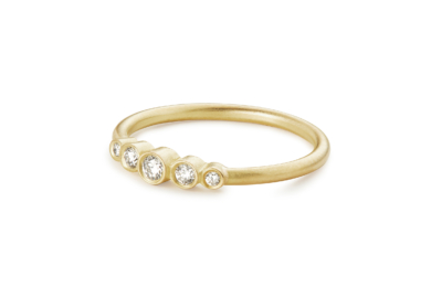 Stella 0,13ct diamant guld ring