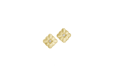 Lace diamant guld ørestikker
