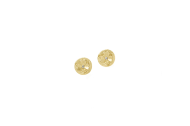 Luck diamant guld ørestikker