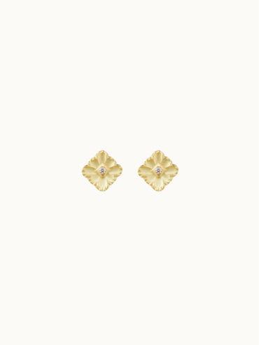 Lace diamant guld blonde ørestikker