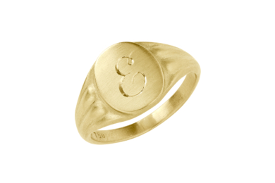 Avalon Initial guld ring