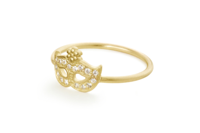 Venezia diamant guld ring
