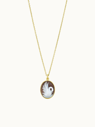 Swan Camé guld halskæde